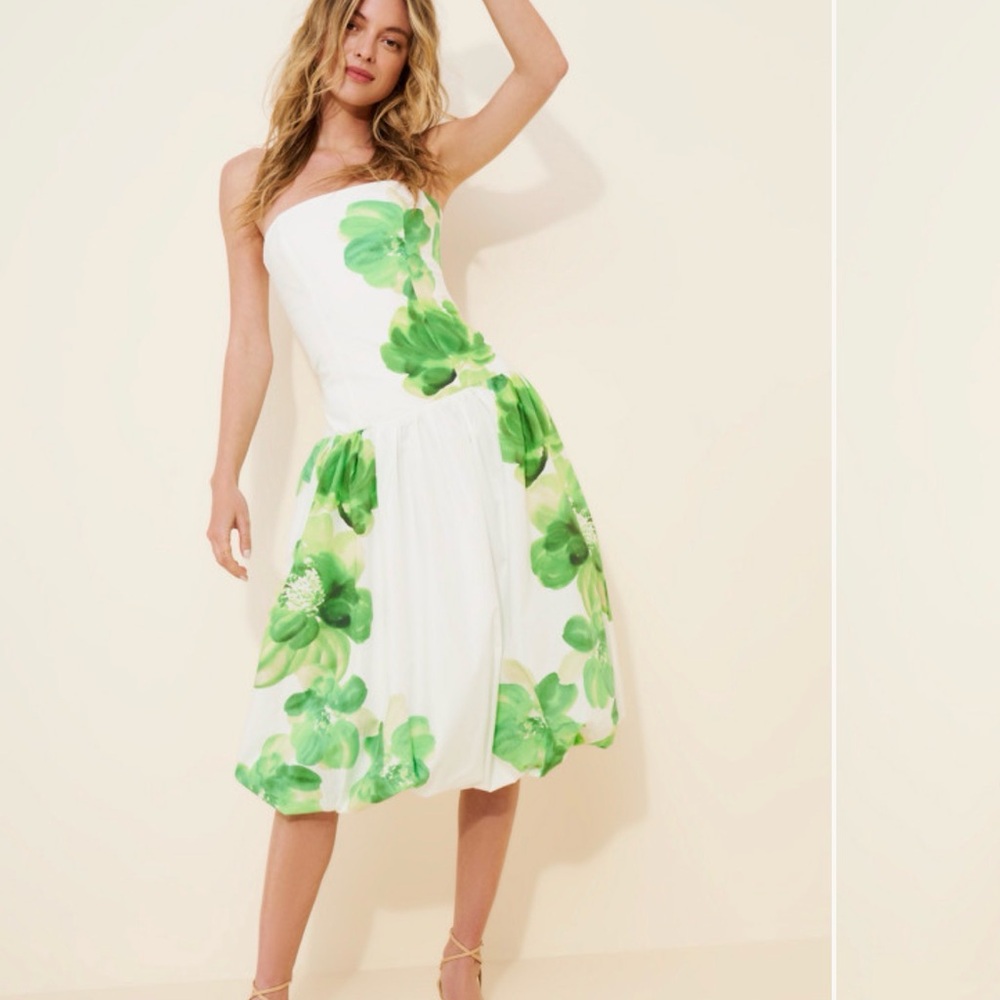 Amanda Uprichard Tivoli Bubble Hem Dress Medium